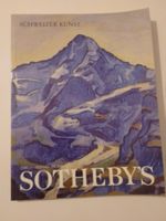 Sotheby's Schweizer Kunst Zürich 29. Mai 2000 Kunst Katalog!