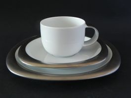 Set / Desserteller SUOMI Platinum - Timo Sarpaneva Rosenthal