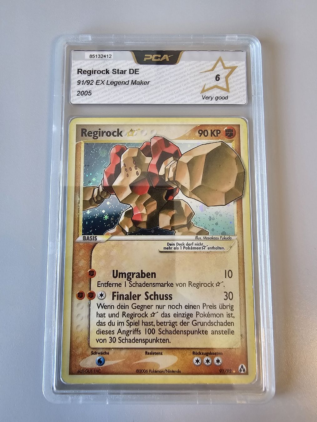 Pokémon Carte collezionabili: Regirock Gold Star Rare Holo – Usato da Häutligen venduto da Konvolut_Shop_CH