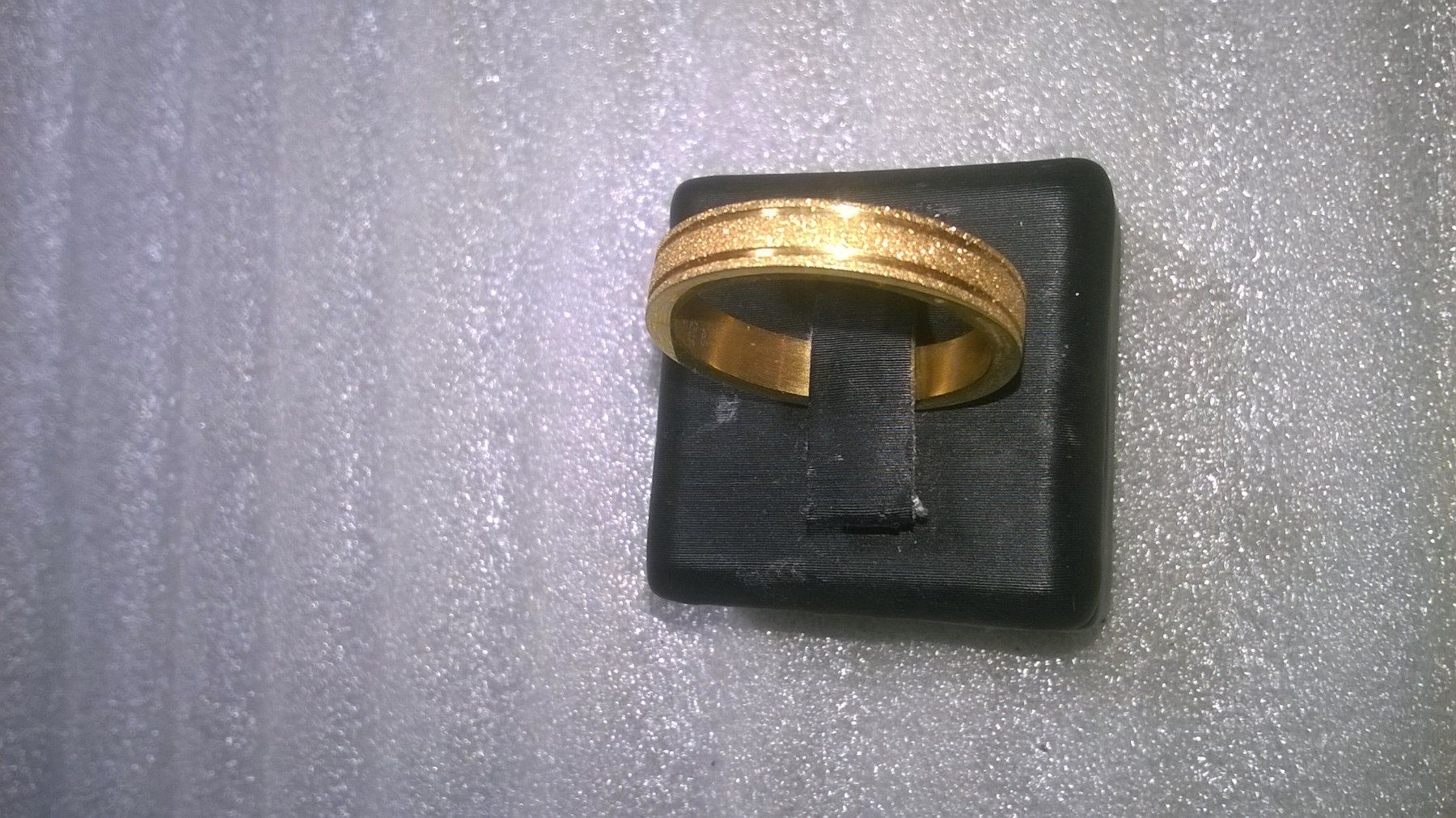 Bagues: RING EDELSTHAL VERGOLDET,,,GLITZER – Neuf (Voir description) à Basel par bijoutrie_4 2