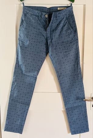 BLY03 Herren Hose Gr. 42 – Made in Italy – Stretch – Edles D