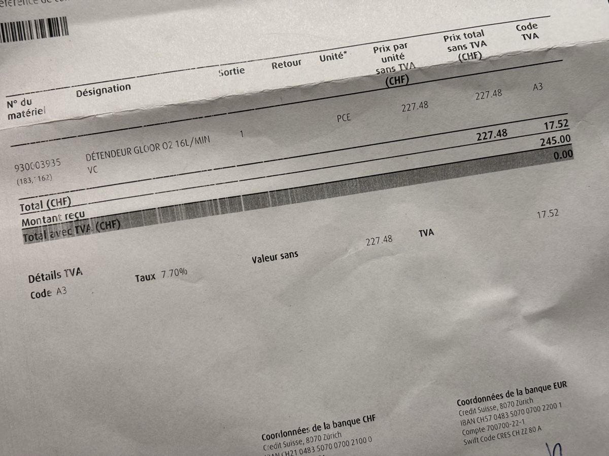 Tutti gli attrezzi: Druckminderer Sauerstoff neu – Nuovo e nell'imballaggio originale da Düdingen venduto da Rapau 1