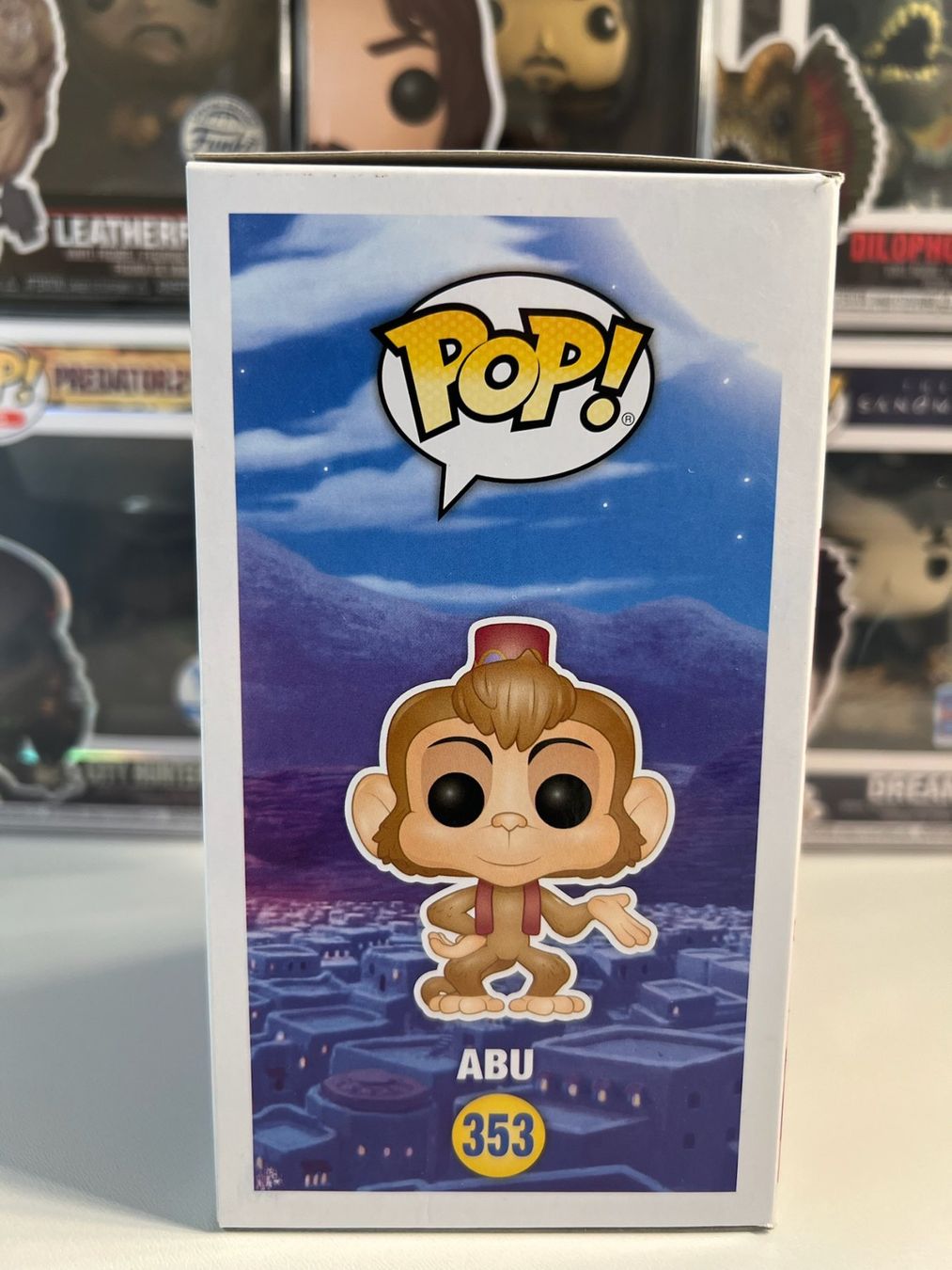 Funko Statuette: Funko POP! Disney Aladdin Abu Edition Limitée Floquée – Nuovo e nell'imballaggio originale da Le Mouret venduto da perfectbijou 1