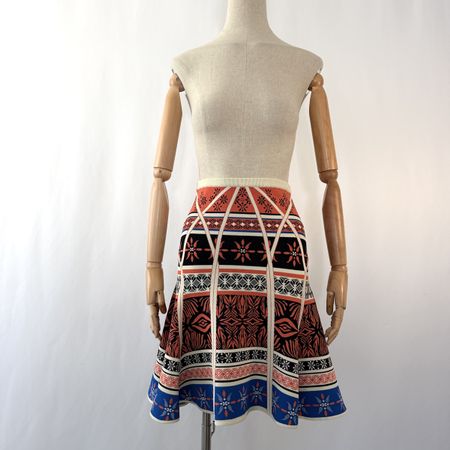DIANE VON FURSTENBERG Samara Desert Bands Skirt