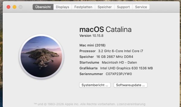 Apple PCs: Mac Mini 3.2 GHz 6-Core Intel Core i7 – Gebraucht aus Luzern von MarcMarcMarc 3