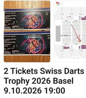 2 Tickets Swiss Darts Trophy 2026, Tisch 150