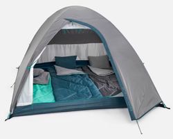 QUECHUA 3-Personen-Campingzelt MH100 grau