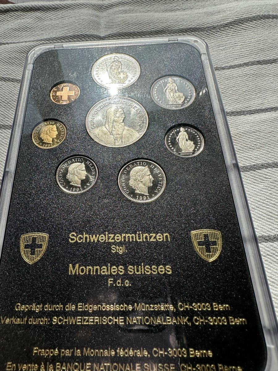 Alle Münzen: Münzsatz 1991 Stgl. – Neu (gemäss Beschreibung) aus Glis von bfe_ghf5 4