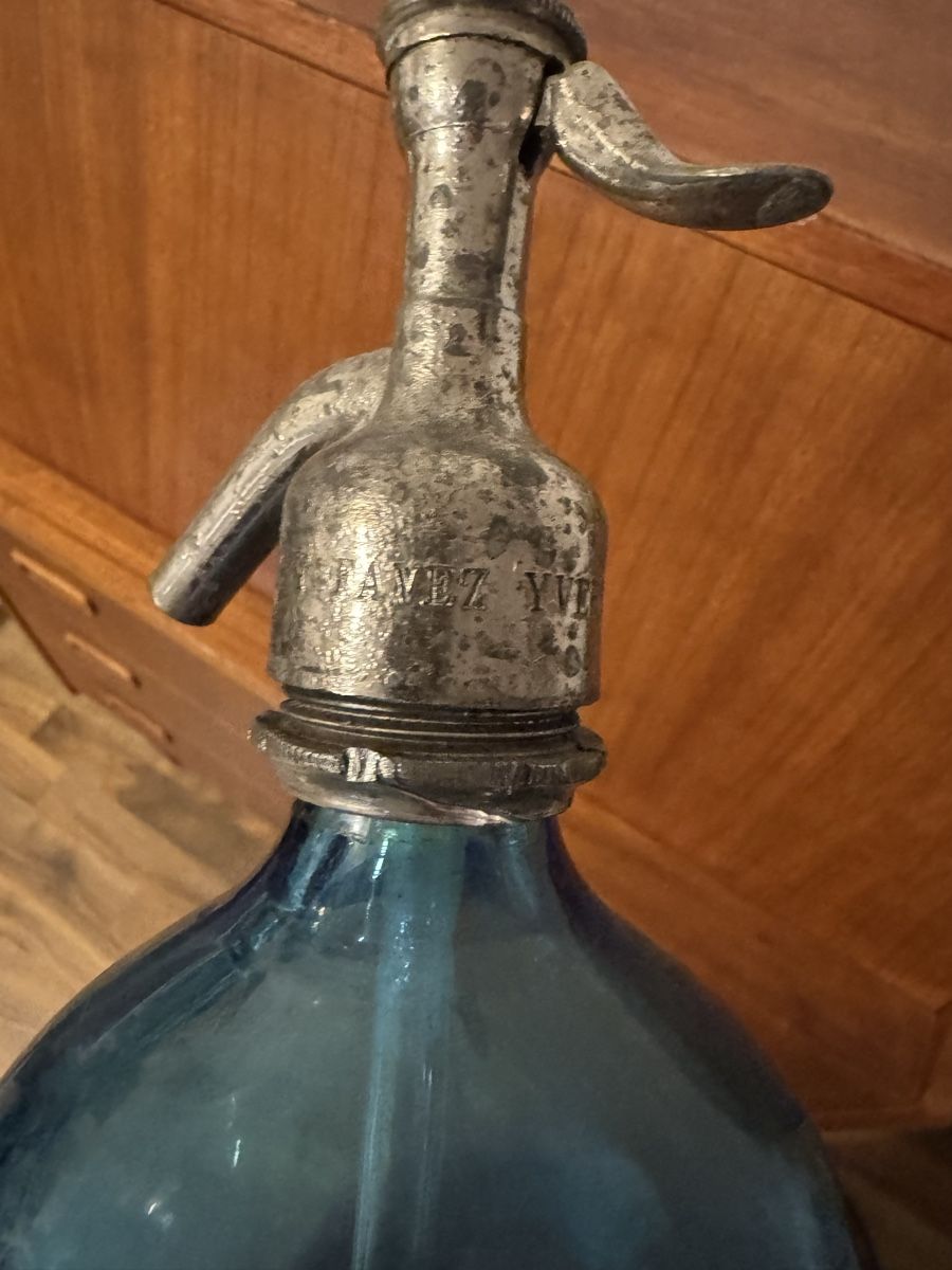 Bottiglie: Siphon vintage bleu Yverdon – Usato da Romont / BE venduto da kotao 3