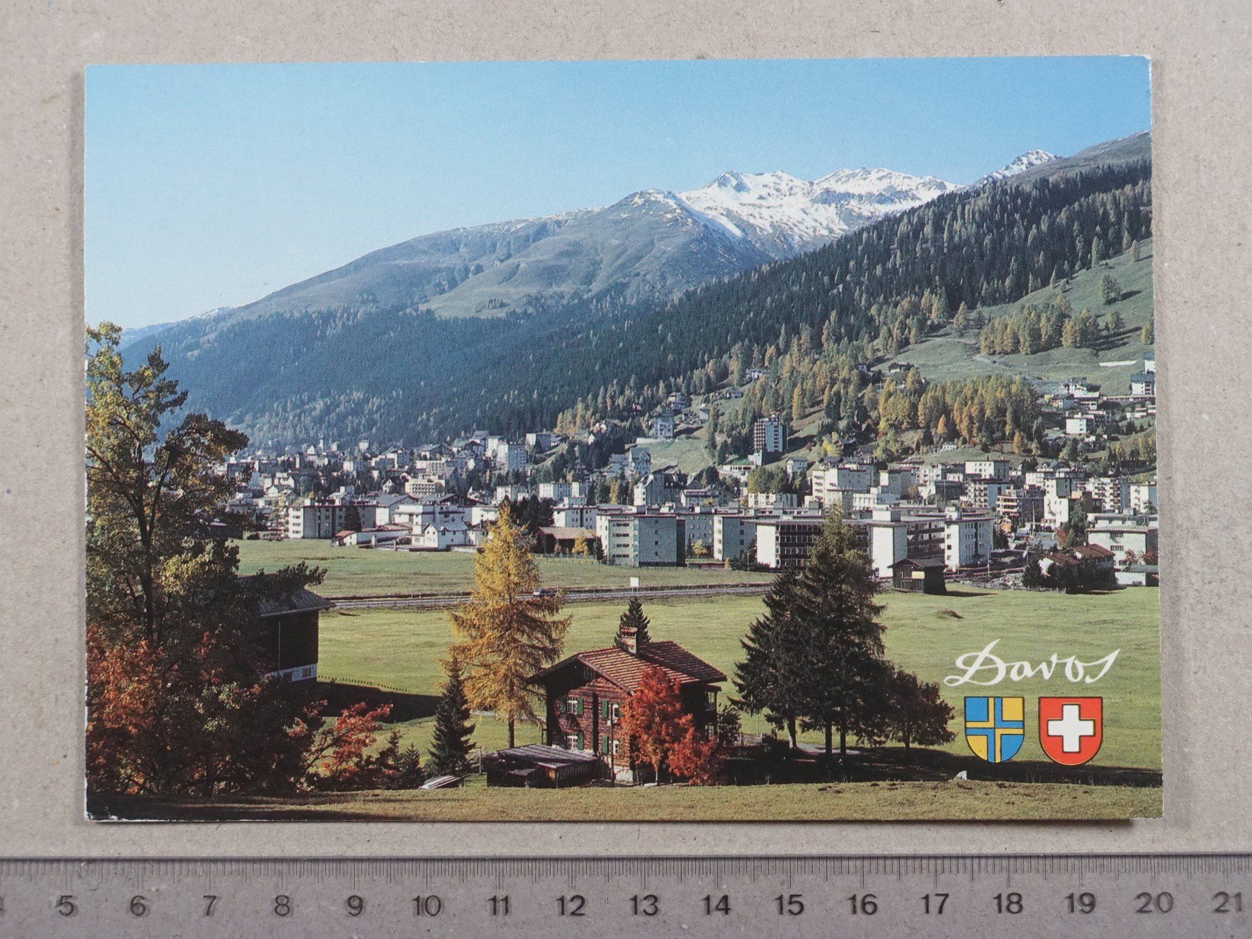 Ansichtskarten: Davos, 1990 – Gebraucht aus Lenzburg von fh1