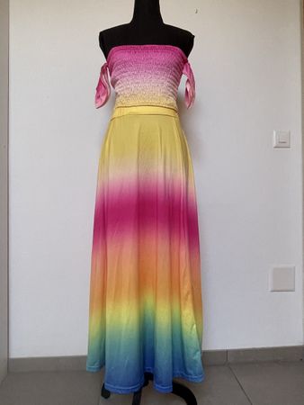 Maxikleid ( zweiteilig)aus feinem Jersey