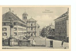 Trogen Landsgemeindeplatz mit Kirche, Appenzell-Ausserrhoden