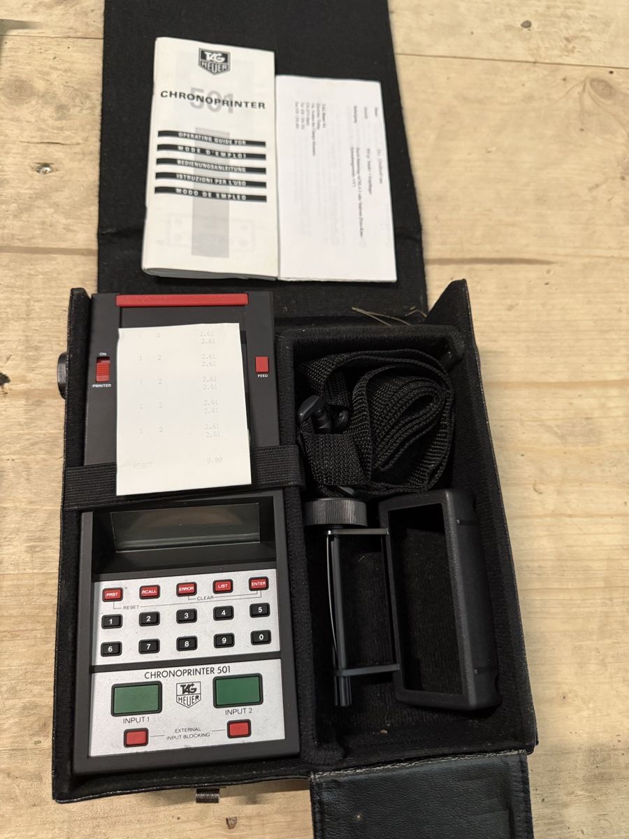 Tag Heuer Misurare: Alte Rennsport Zeitmessung + Helme – Difettoso da Istighofen venduto da Alltim320 5