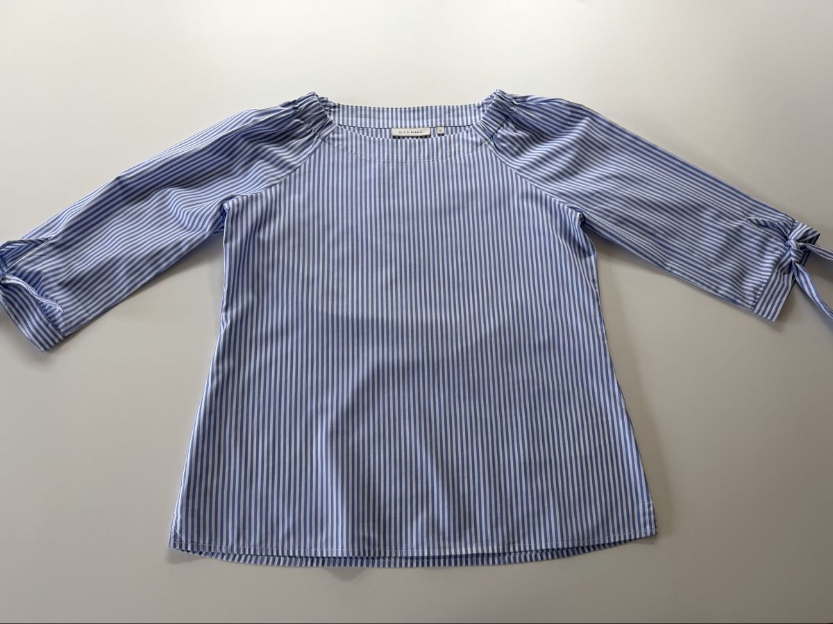 Eterna Blusen:  ETERNA Bluse gestreift mit 3/4‑Ärmeln,  Gr. 36.           – Gebraucht aus Bad Ragaz von ako_8l5y 1