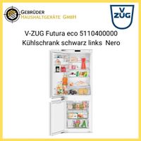 V-ZUG Futura eco 5110400000 Kühlschrank schwarz links  Nero,