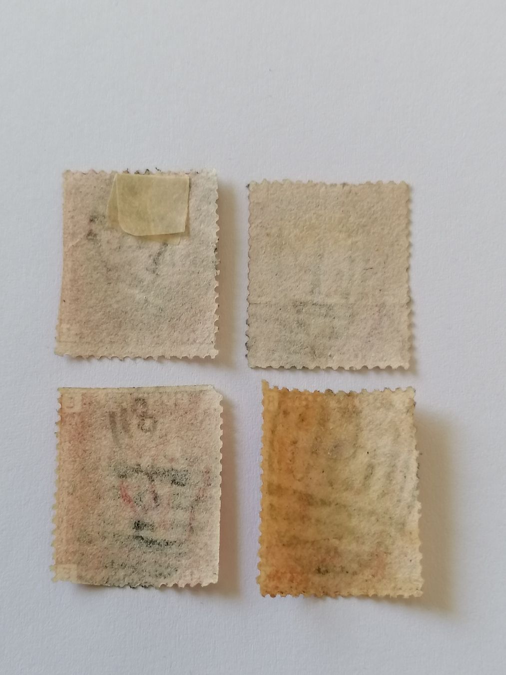 Tutti i francobolli: 4mal One Penny red 1856-81  – Usato da Happerswil venduto da tschergi 1