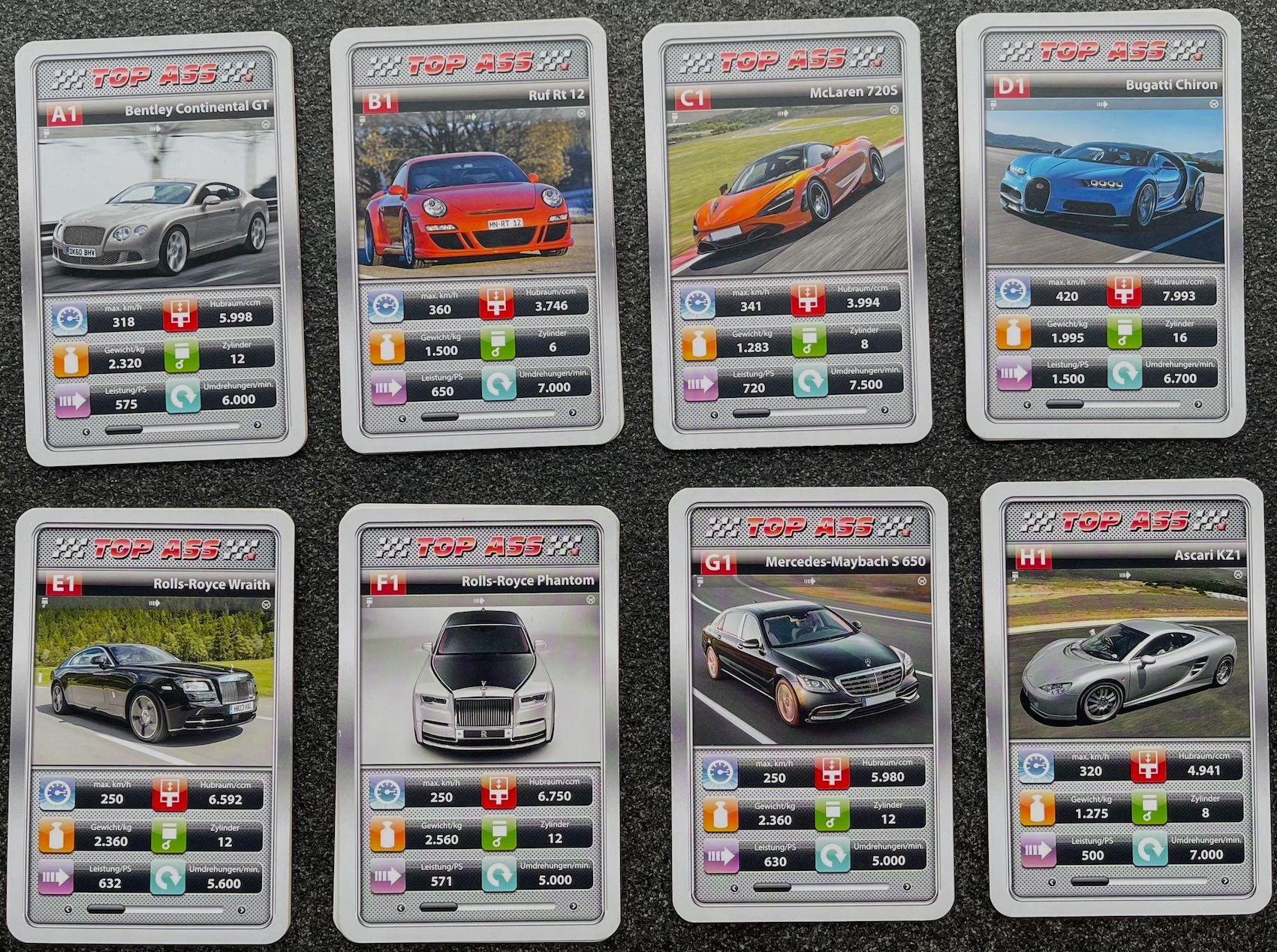 Giochi: Quartett Luxusklasse TOP ASS – Usato da Burgdorf venduto da Bsb7 1