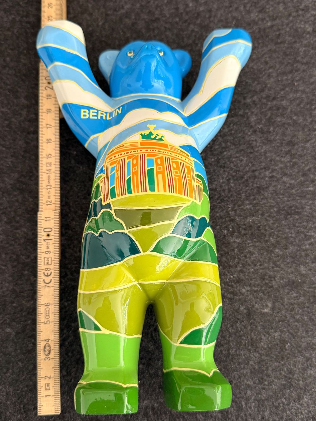 Statuette: Berlin Buddy Bear Figur bunt bemalt - Top! – Usato da Niederuzwil venduto da Lenk 3