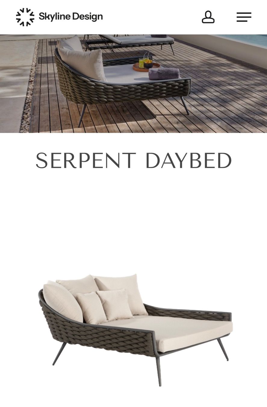 Letti: Skyline Design Serpent Daybed – Usato da Zollikon venduto da ang_d6yy 5