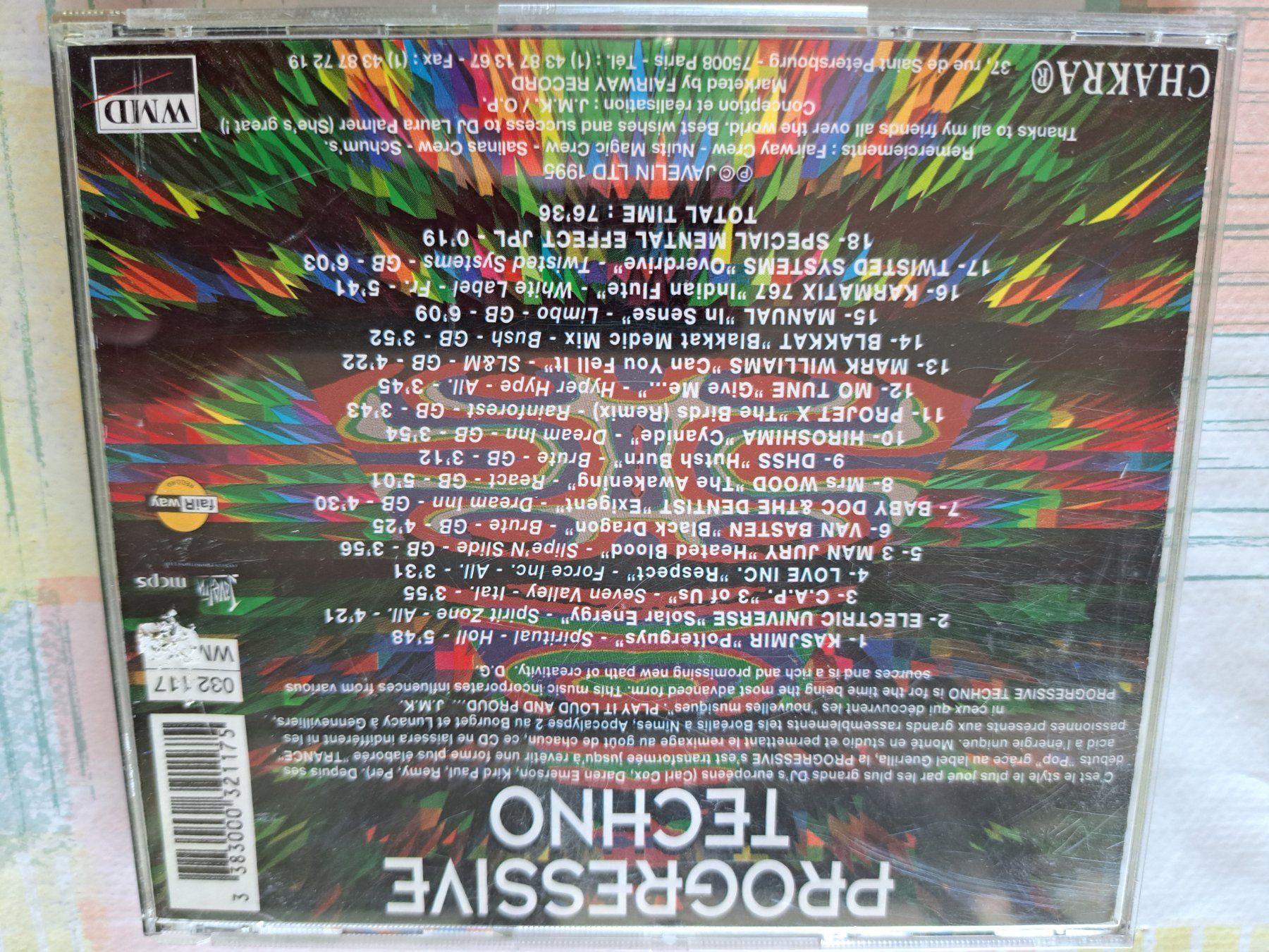 CDs: Cd Progressive techno volume 1 – D'occasion à Pully par bro_n52j 1