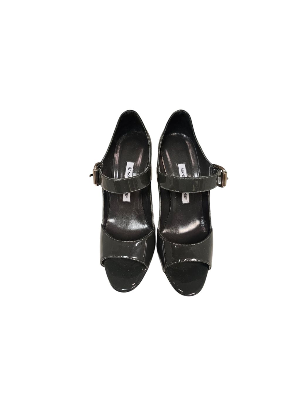 Manolo Blahnik Scarpe da donna: Manolo Blahnik Lackleder Sandalen – Usato da Zürich venduto da finesse.shop 1