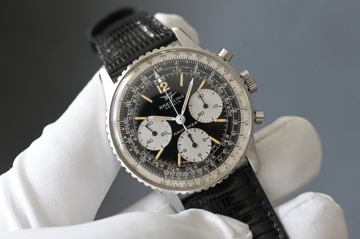 Breitling Orologi: Breitling Navitimer Ref. 806 Big SubDial, Venus 178, 1970 – Usato da Eschert venduto da Watchlegend 1