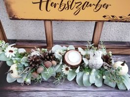 🎃Rausverkauf Tischdeko 44cm mit Teelicht bis 04.10.26