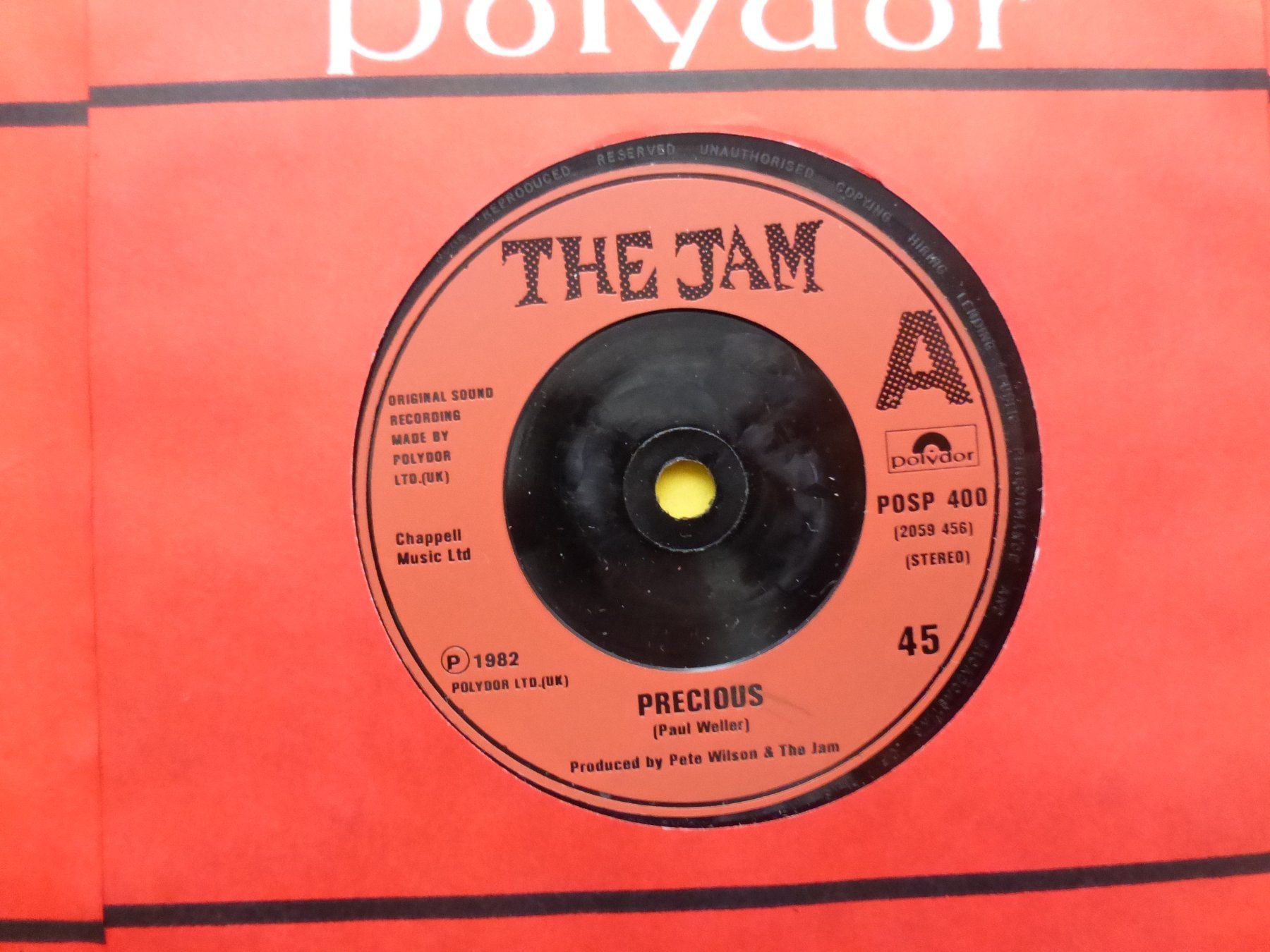 Dischi in vinile: The Jam – Town Called Malice / Precious – Usato da Zürich venduto da Swiss57 1