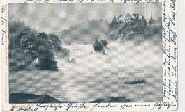 Rheinfall - Schloss Laufen Stempel + 1902