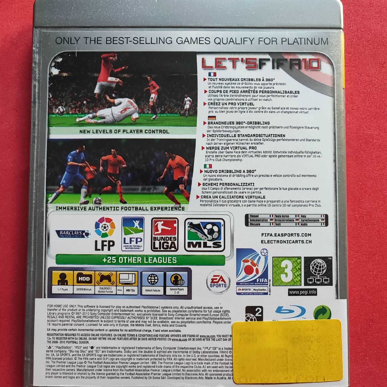 Sony Giochi: FIFA 10 PS3 Platinum Edition – Usato da Dübendorf venduto da kb86_MOVIE 1