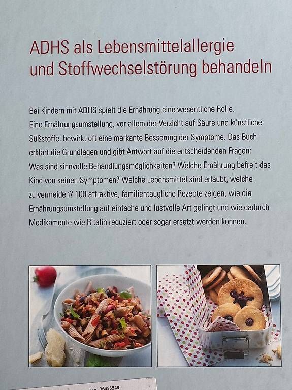 Libri: Kochbuch "Kochen für Kinder mit ADHS" – Usato da Weisslingen venduto da Cy 3