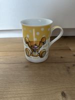 Tasse Pimboli Diddl gelb mit Punkten neu