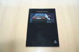 Mercedes 190 E 2.5-16 Prospekt 7/1989 Französisch
