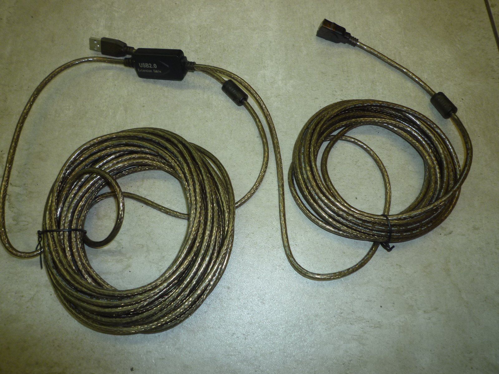 Kabel: USB 2.0 Verlängerung mit Verstärker 15 Meter – Gebraucht aus Sissach von Gruetter-Moto-Center