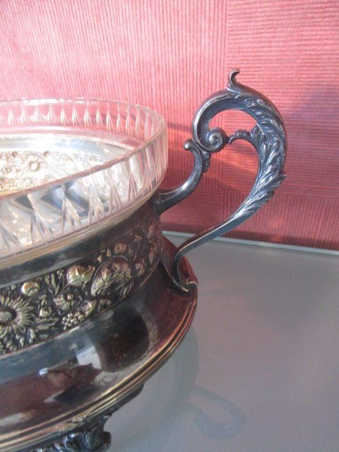 Ciotole: Obstschale Jardiniere Jugendstil um 1910 versilbert – Usato da Luzern venduto da Horoskop1 6