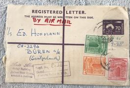 ANTIKER BRIEFUMSCHLAG PAKISTAN
