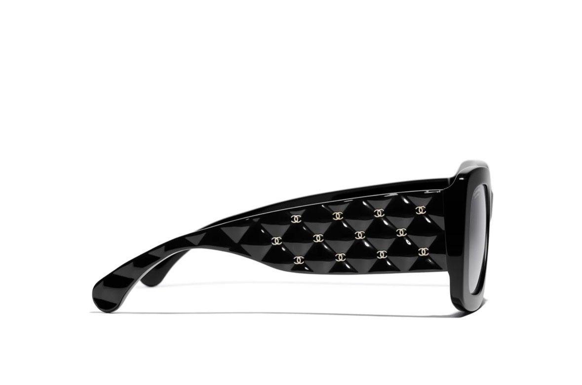Chanel Occhiali & Lenti: Chanel Sonnenbrille, Schwarz, Neu – Nuovo e nell'imballaggio originale da Zürich venduto da trojana 1