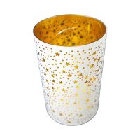 STT AG Teelicht Gold mit Sternen / LED