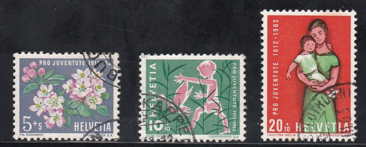 Tutti i francobolli: Timbres suisses Pro Juventute 1962 – Usato da Dizy venduto da all_9l2s