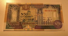 Somalia, 50 Soomaali, 1991, UNZ !!!!!