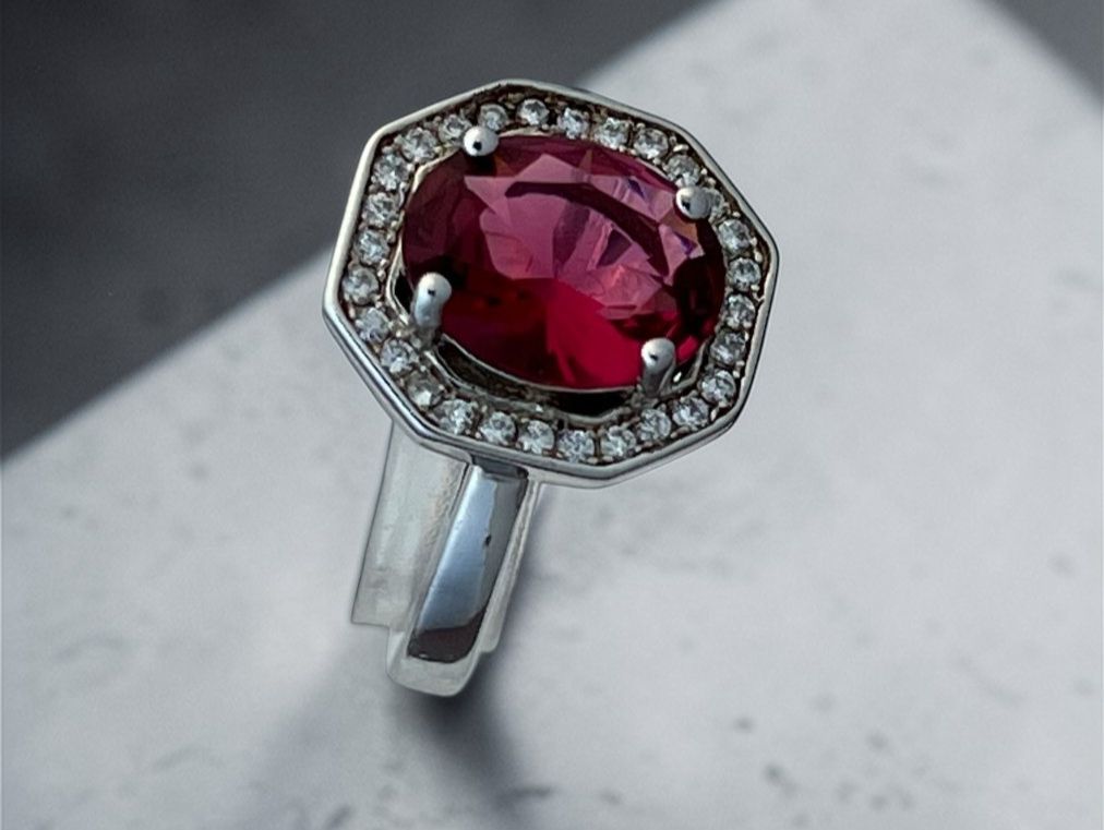 Ringe: Ring Bague Ruby in Silver / Silber / Argent Size 52 – Neu (gemäss Beschreibung) aus Apples von the_7jtf 1