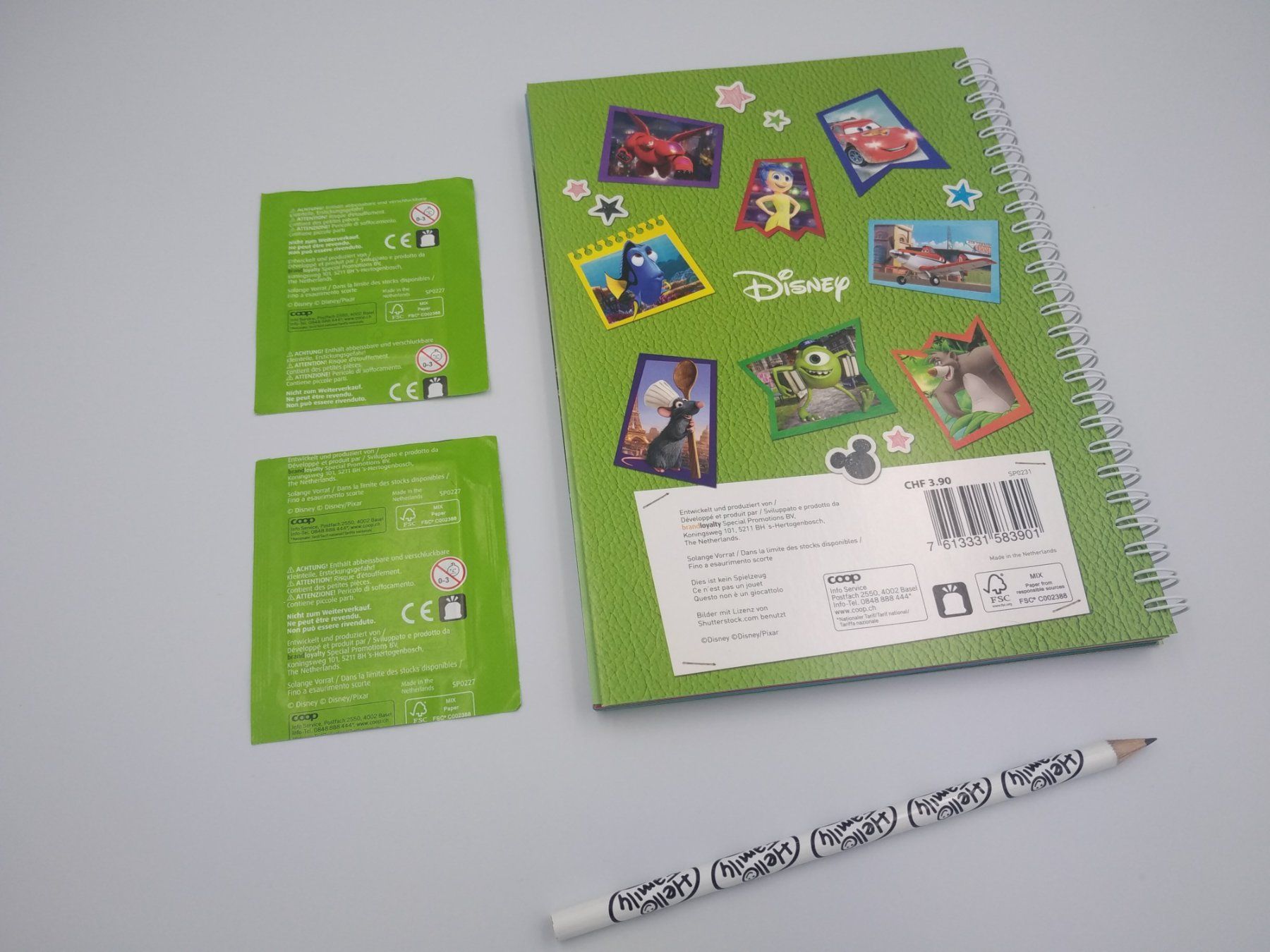 Coop Album: Coop Disney Jahreskalender 2016 – Nuovo e nell'imballaggio originale da Bäch SZ venduto da Swissy46 1