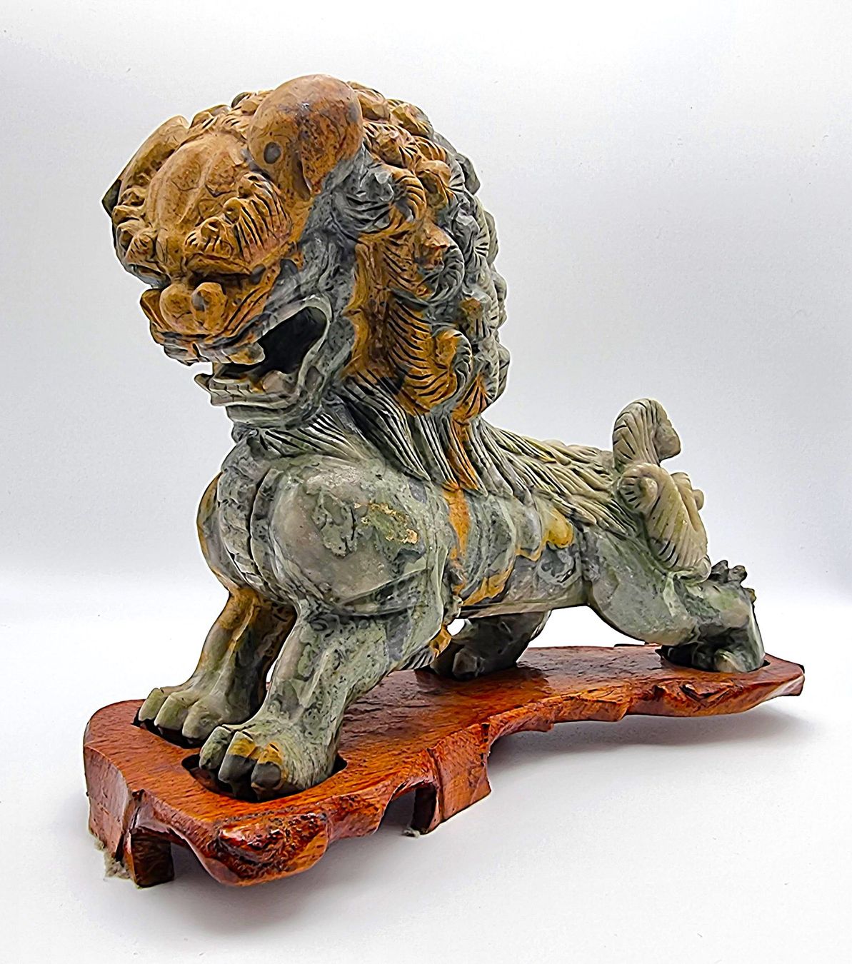 Sculture & Statue: Jade Wächterlöwe, Foo Dog, Shishi – Usato da Emmenbrücke venduto da Lenssen 1