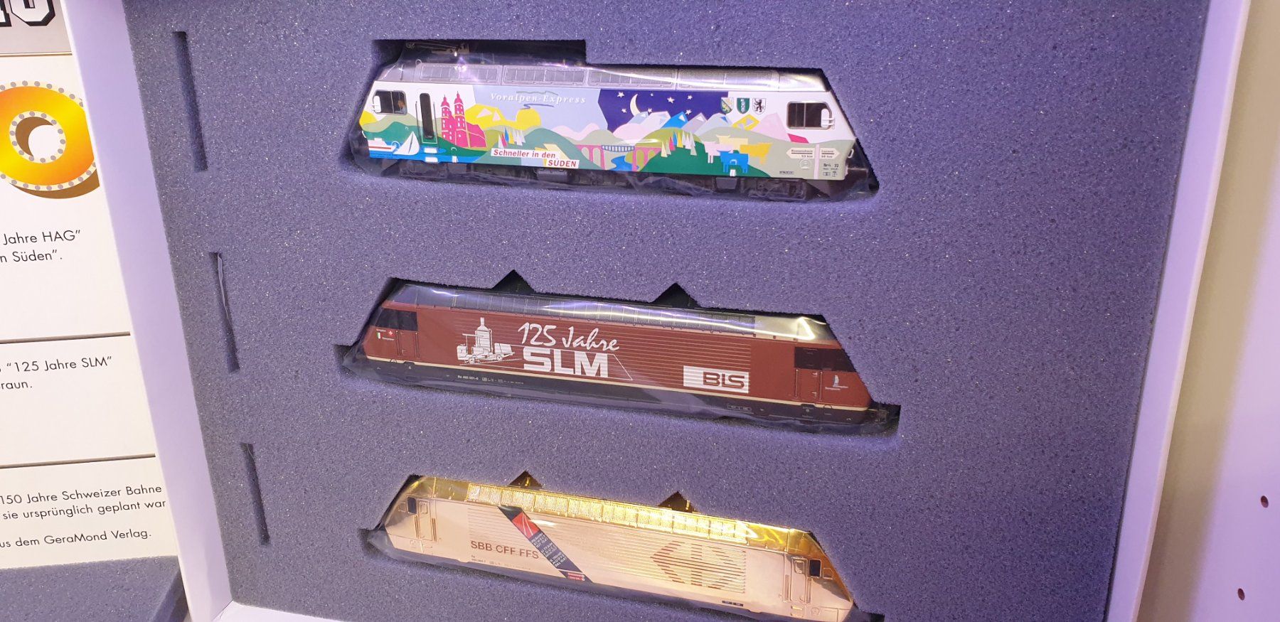 Hag Trains électriques: Hag  SBB BLS Jubi Trio H0/AC Nr. 078 – Neuf avec emballage d'origine à Neuenhof par ludovicco 1