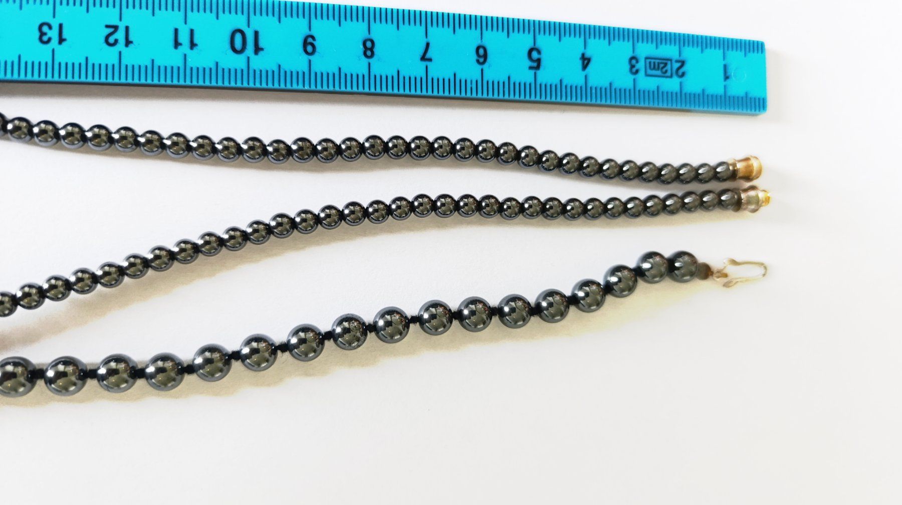 Sonstiger Schmuck: Ensemble Collier et Bracelet en Hématite – Gebraucht aus Genève von EcrinVintage 6