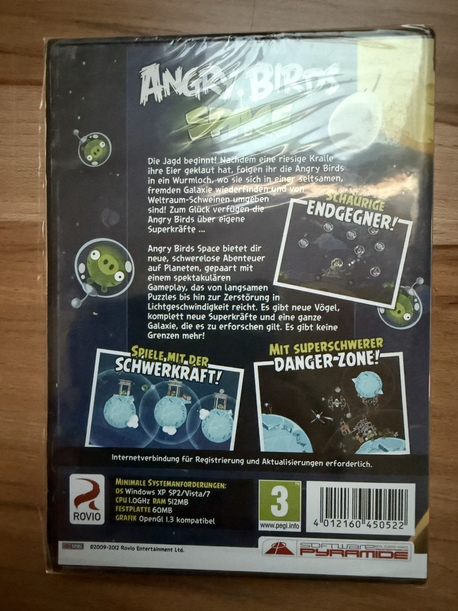 Spiele: PC-Game Angry Birds Space – Neu und originalverpackt aus Grenchen von Bastet007 3