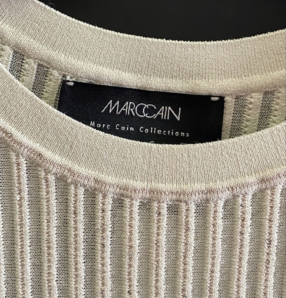 Marc Cain Maglioni & Felpe: Marc Cain  Pullover beige mit Glitzer 38 neu – Nuovo (secondo la descrizione) da Büron venduto da Coerner 2