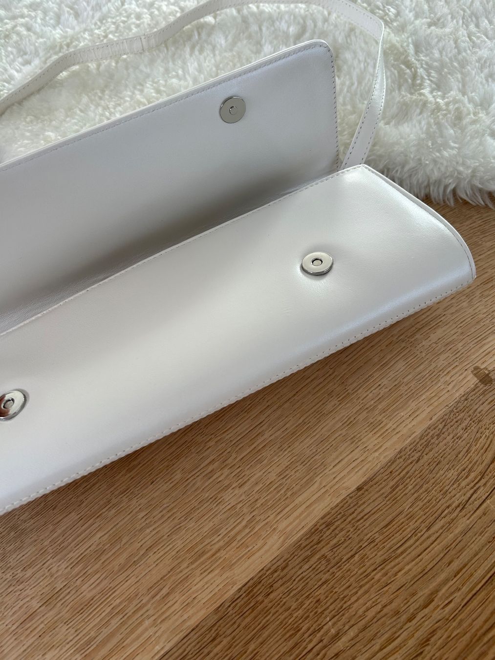 Borse da donna: Clutch / Abendtasche Leder ivory – Nuovo (secondo la descrizione) da Rothenburg venduto da stacostaco 2