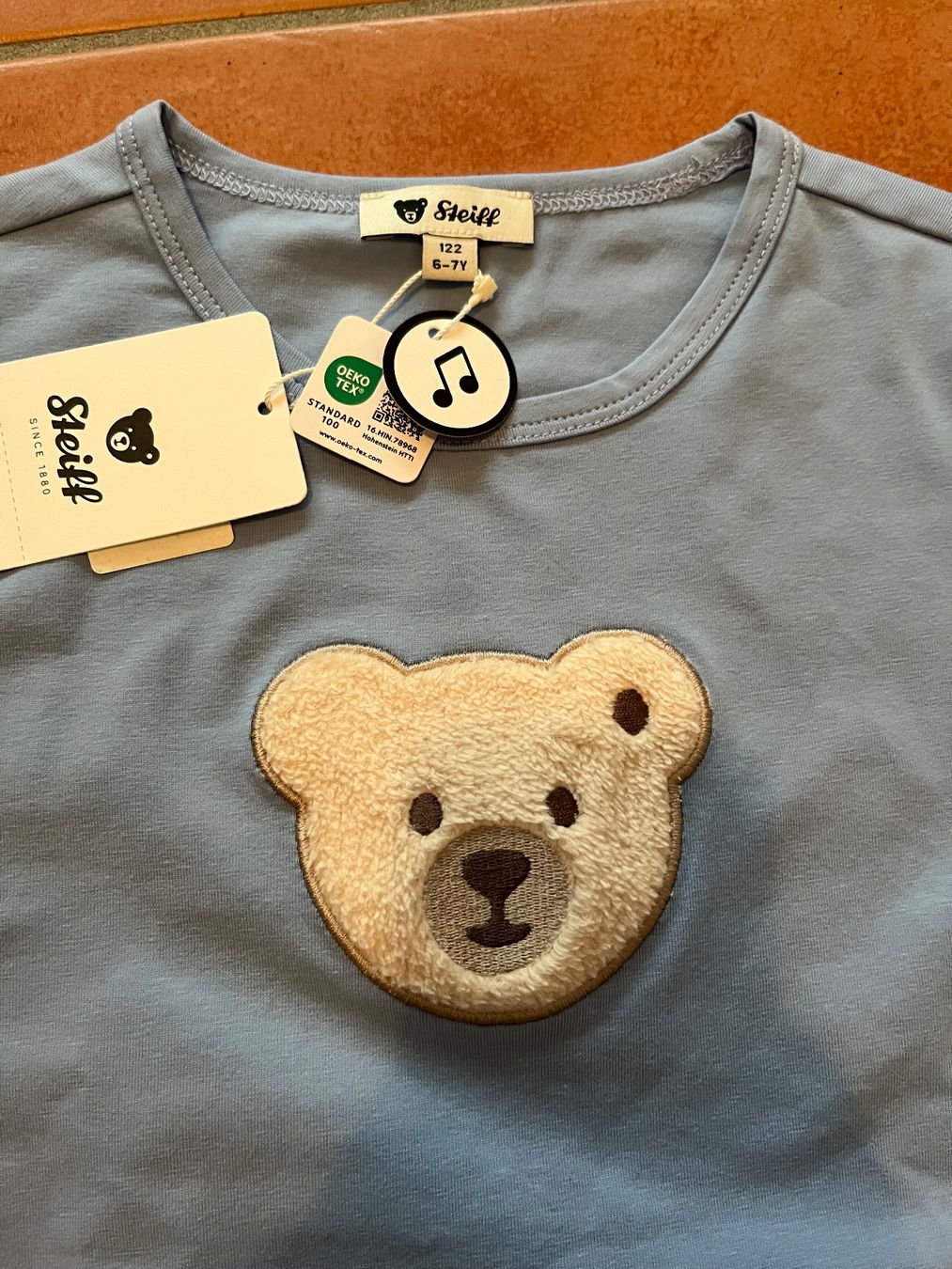 Hemden, T-Shirts & Polos: Steiff NEU Shirt quietsche Bär 122 – Neu und originalverpackt aus Zürich von Gabi_78 1