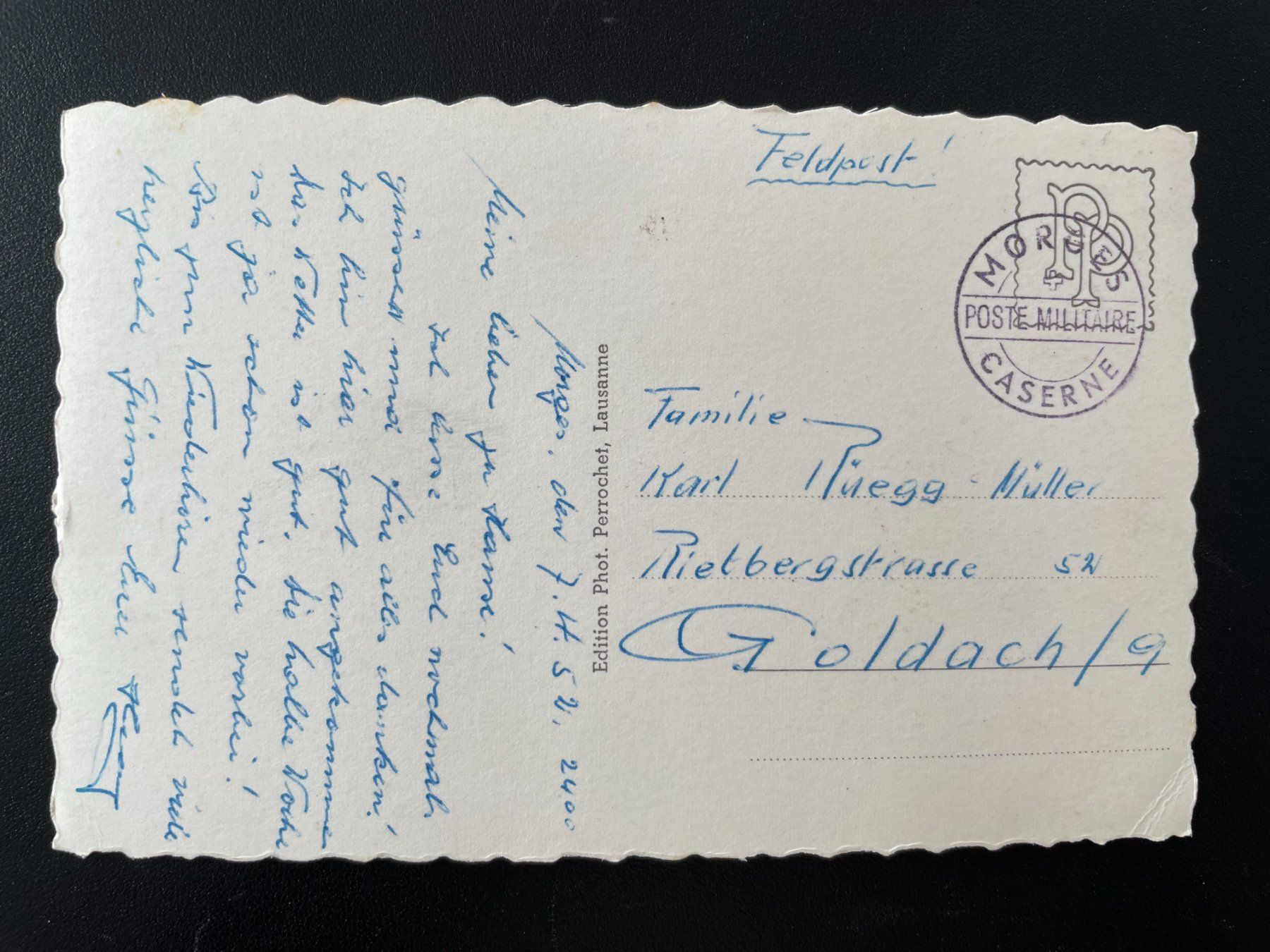 Cartoline postali: AK VD Morges, Arrivée du bateau – Usato da Thal venduto da Danny82 1